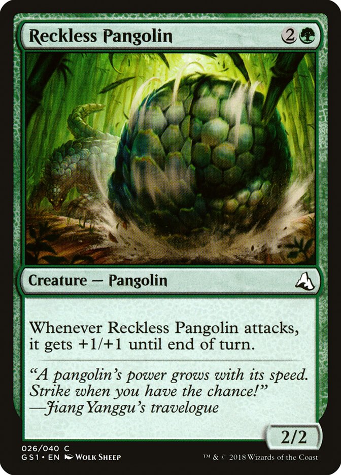 Reckless Pangolin [Global Series Jiang Yanggu & Mu Yanling] | Gamer Loot