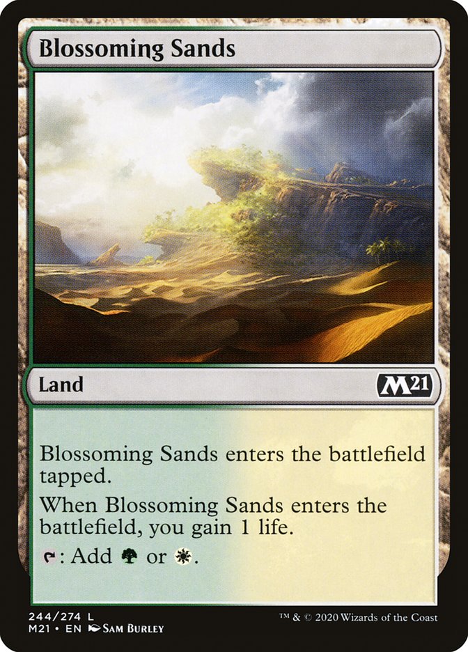 Blossoming Sands [Core Set 2021] | Gamer Loot