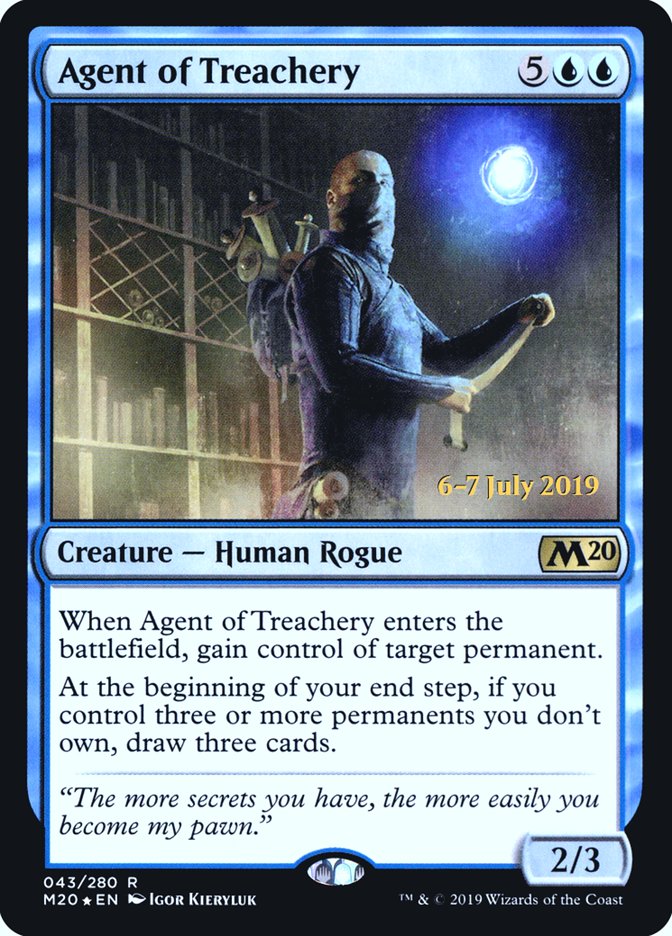 Agent of Treachery  [Core Set 2020 Prerelease Promos] | Gamer Loot