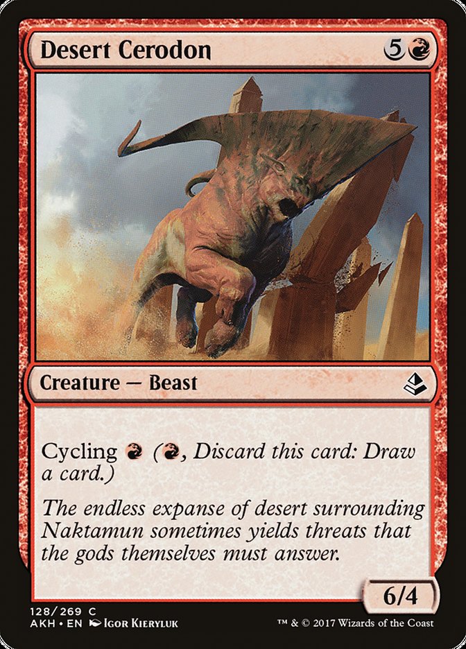 Desert Cerodon [Amonkhet] | Gamer Loot