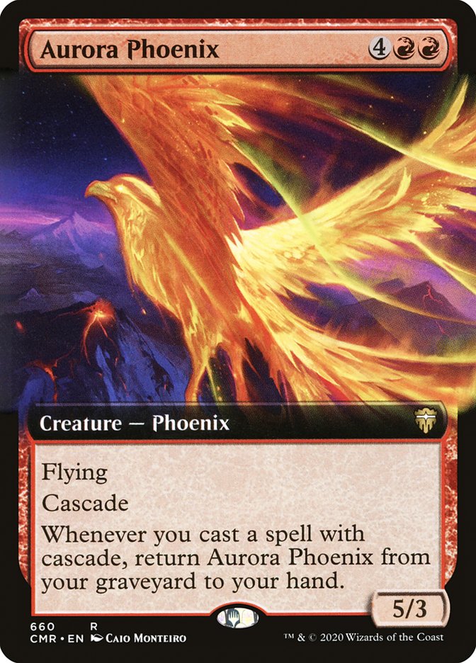 Aurora Phoenix (Extended) [Commander Legends] | Gamer Loot