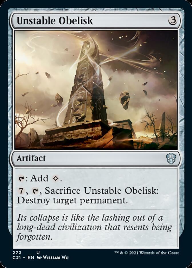 Unstable Obelisk [Commander 2021] | Gamer Loot