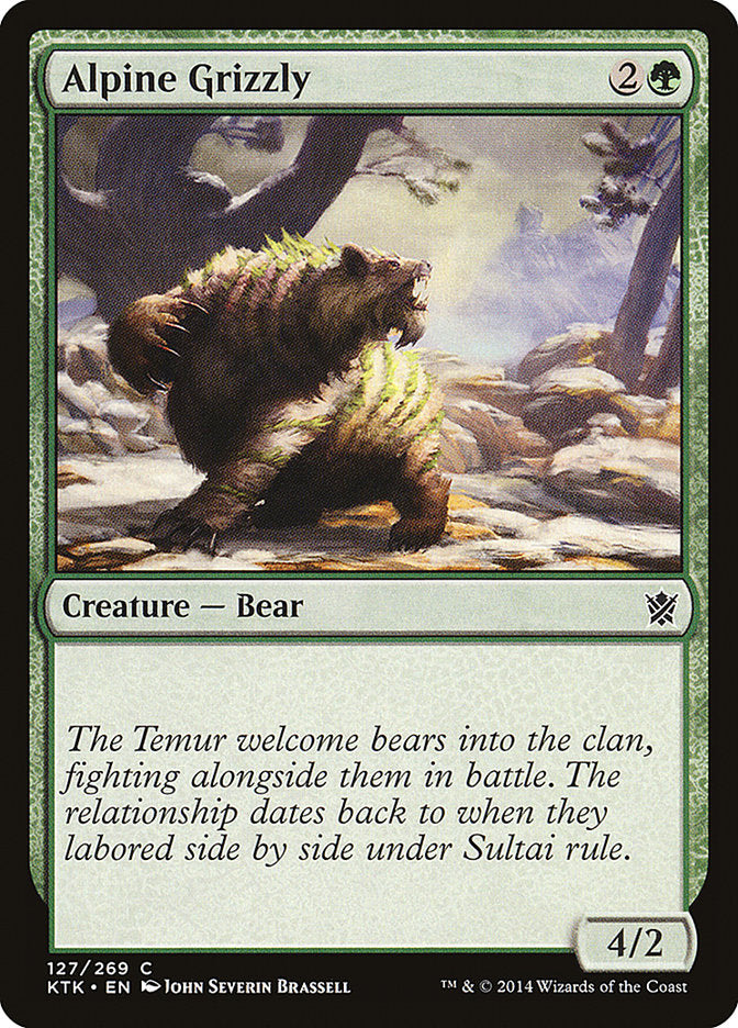 Alpine Grizzly [Khans of Tarkir] | Gamer Loot