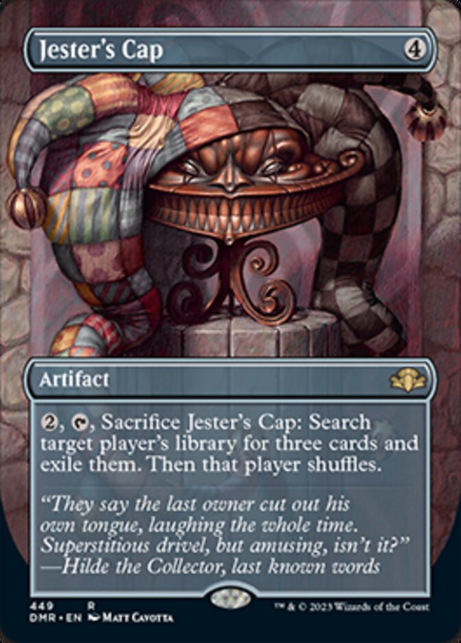 Jester's Cap (Borderless Alternate Art) [Dominaria Remastered] | Gamer Loot