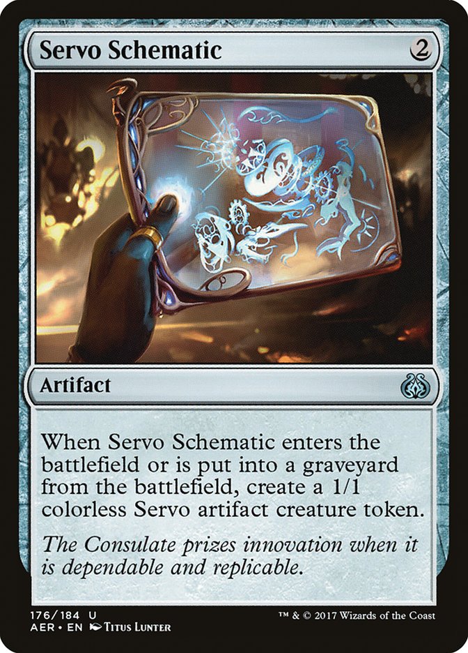 Servo Schematic [Aether Revolt] | Gamer Loot