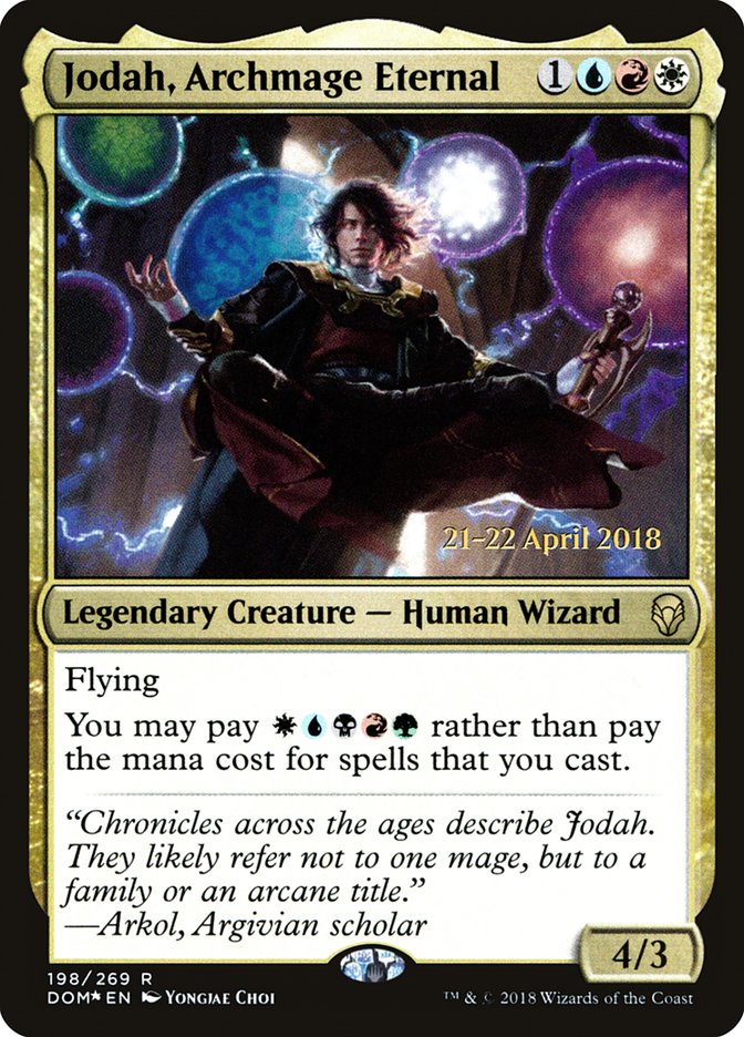 Jodah, Archmage Eternal  [Dominaria Prerelease Promos] | Gamer Loot