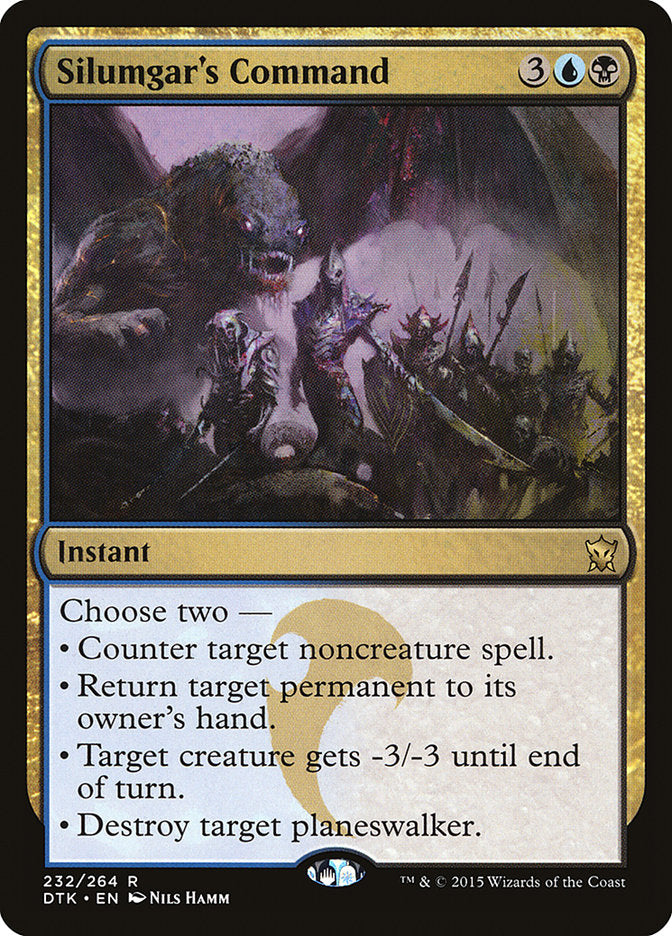 Silumgar's Command [Dragons of Tarkir] | Gamer Loot