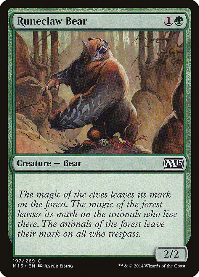 Runeclaw Bear [Magic 2015] | Gamer Loot