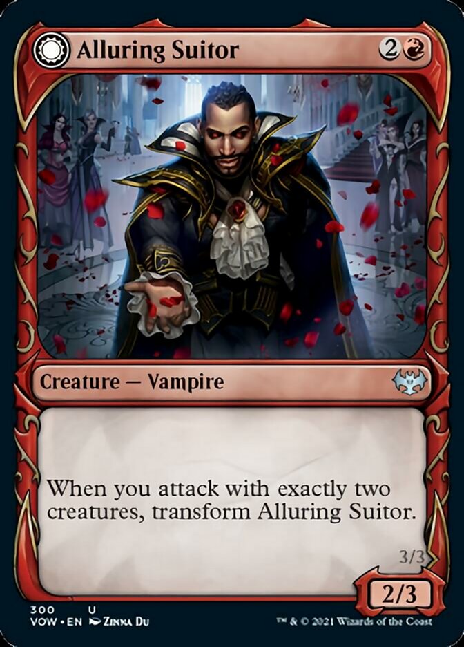 Alluring Suitor // Deadly Dancer (Showcase Fang Frame) [Innistrad: Crimson Vow] | Gamer Loot