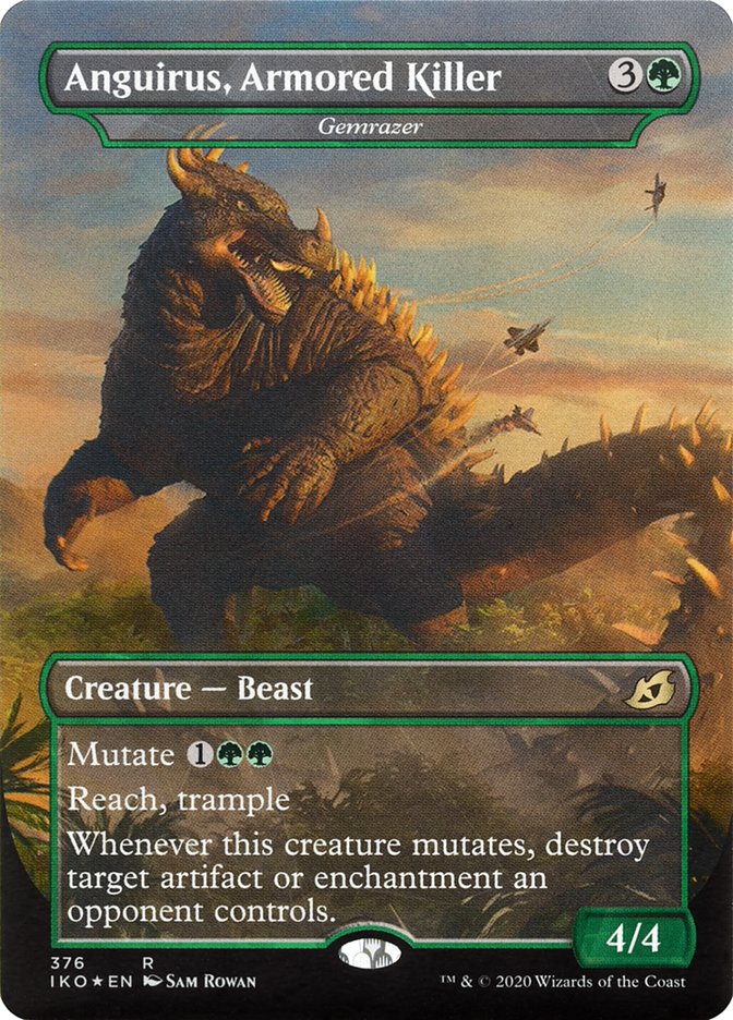Gemrazer - Anguirus, Armored Killer (Extended Art) [Ikoria: Lair of Behemoths] | Gamer Loot