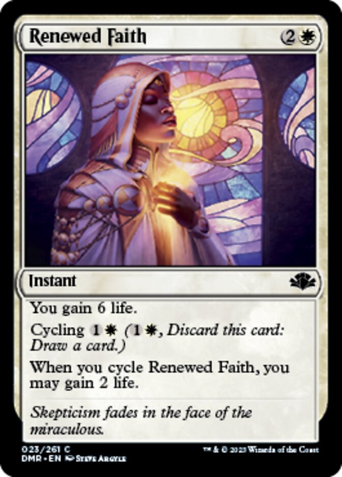 Renewed Faith [Dominaria Remastered] | Gamer Loot