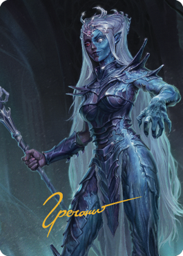 Mocking Doppelganger Art Card (Gold-Stamped Signature) [Commander Legends: Battle for Baldur's Gate Art Series] | Gamer Loot