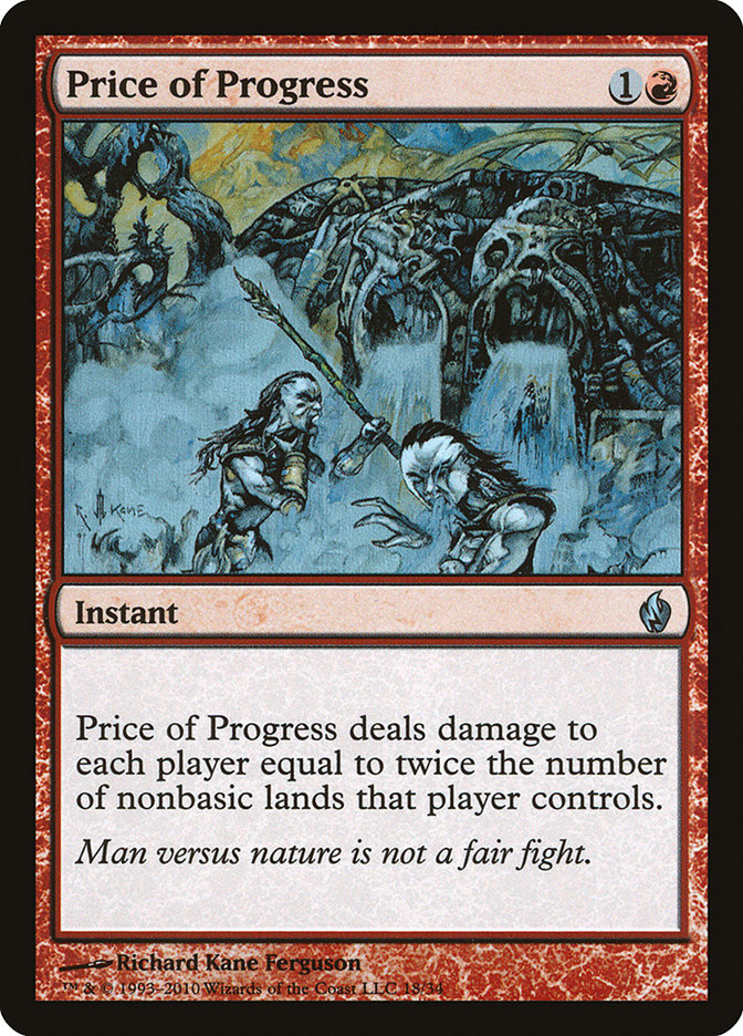 Price of Progress [Premium Deck Series: Fire and Lightning] | Gamer Loot