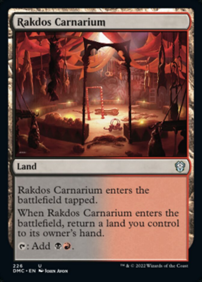 Rakdos Carnarium [Dominaria United Commander] | Gamer Loot