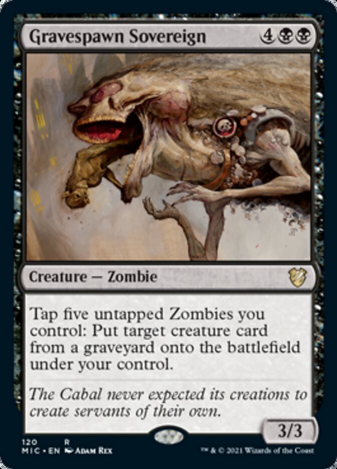Gravespawn Sovereign [Innistrad: Midnight Hunt Commander] | Gamer Loot