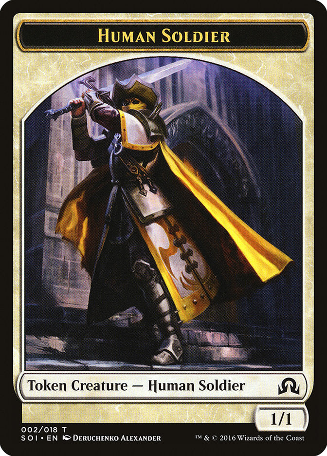 Human Soldier [Shadows over Innistrad Tokens] | Gamer Loot