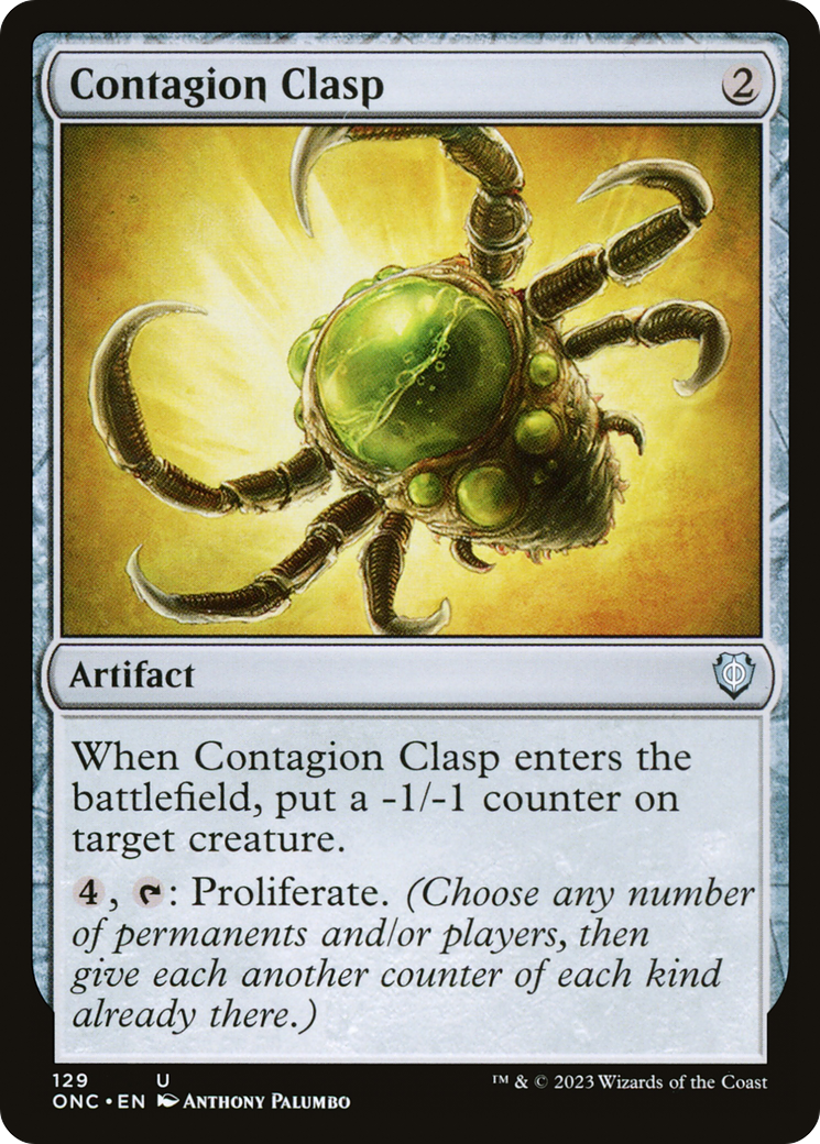 Contagion Clasp [Phyrexia: All Will Be One Commander] | Gamer Loot