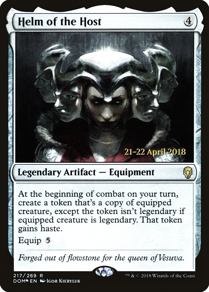 Helm of the Host  [Dominaria Prerelease Promos] | Gamer Loot