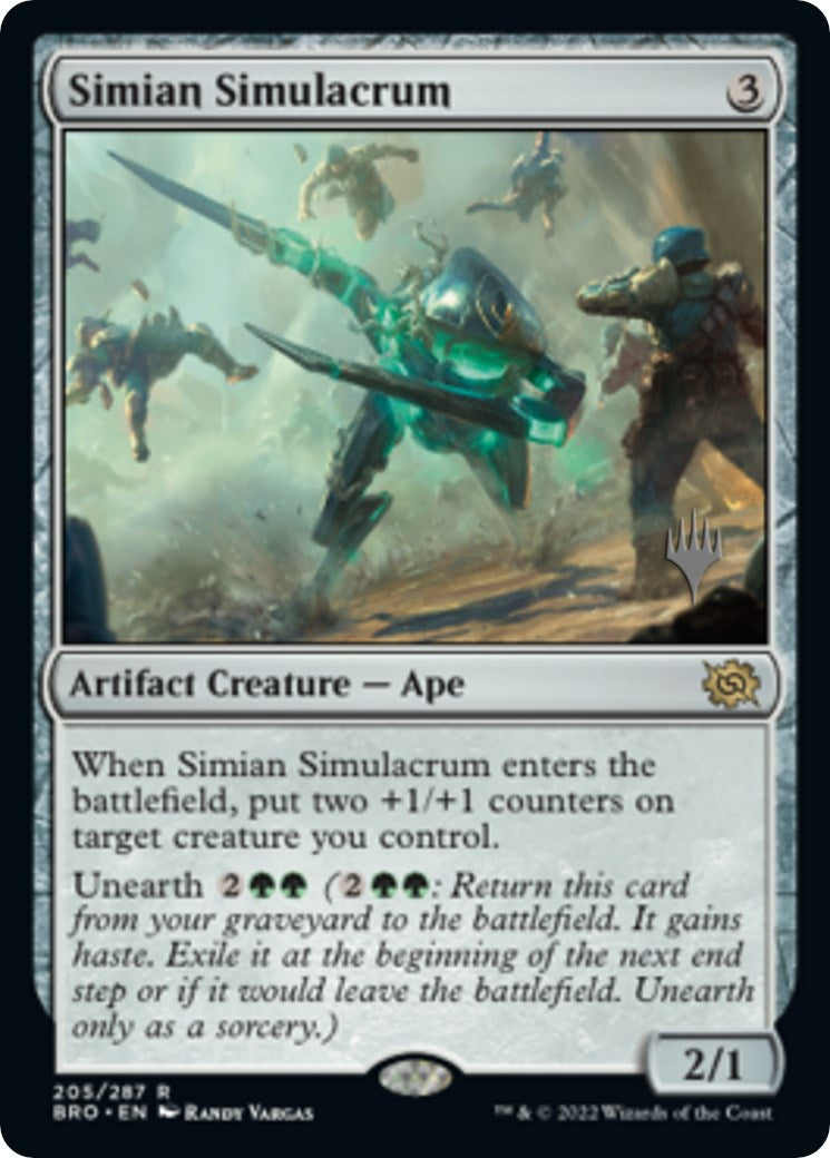 Simian Simulacrum (Promo Pack) [The Brothers' War Promos] | Gamer Loot