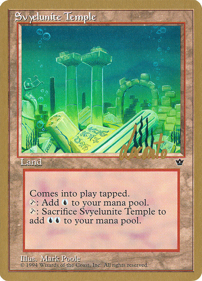 Svyelunite Temple (Michael Loconto) [Pro Tour Collector Set] | Gamer Loot