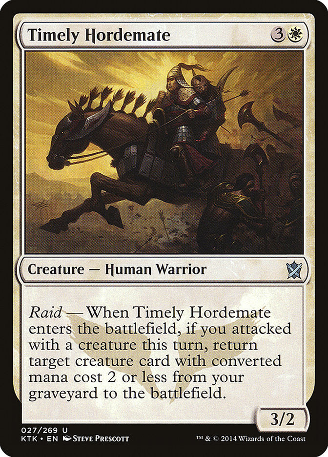 Timely Hordemate [Khans of Tarkir] | Gamer Loot