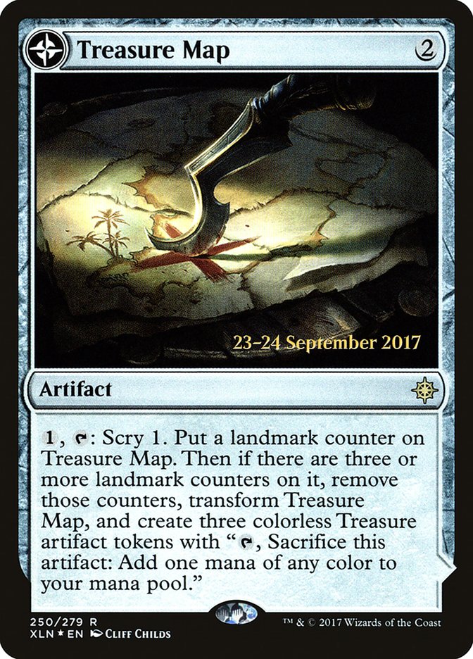 Treasure Map // Treasure Cove  [Ixalan Prerelease Promos] | Gamer Loot