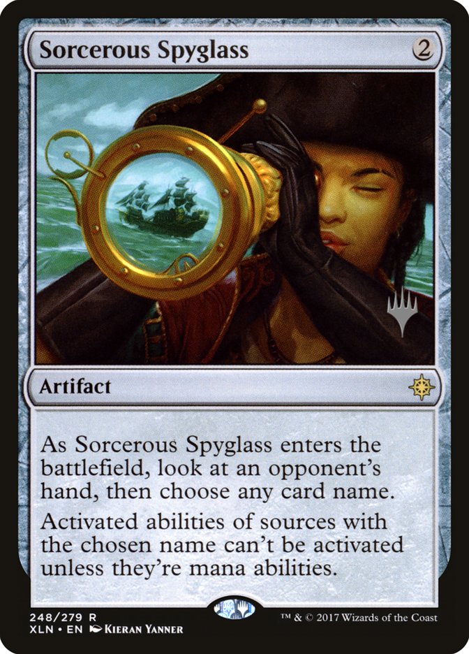 Sorcerous Spyglass (Promo Pack) [Ixalan Promos] | Gamer Loot