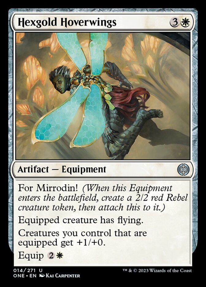 Hexgold Hoverwings [Phyrexia: All Will Be One] | Gamer Loot