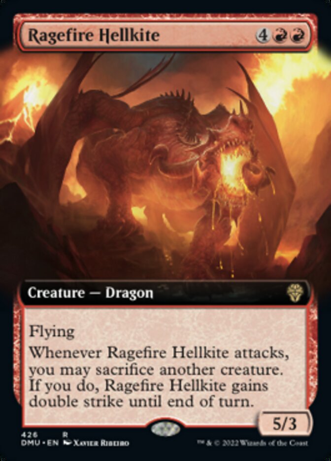 Ragefire Hellkite (Extended Art) [Dominaria United] | Gamer Loot