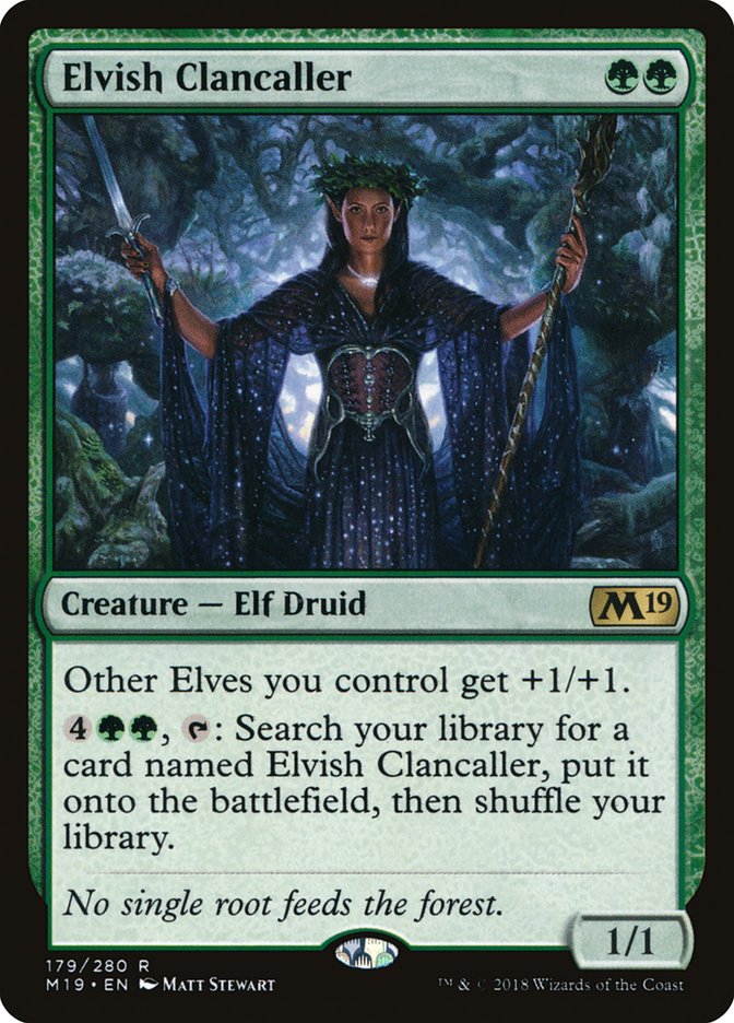 Elvish Clancaller [Core Set 2019] | Gamer Loot