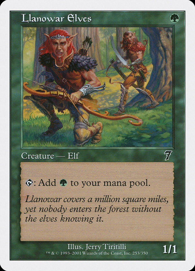 Llanowar Elves [Seventh Edition] | Gamer Loot