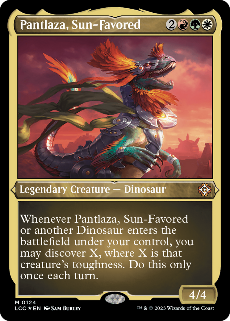 Pantlaza, Sun-Favored (Display Commander) [The Lost Caverns of Ixalan Commander] | Gamer Loot