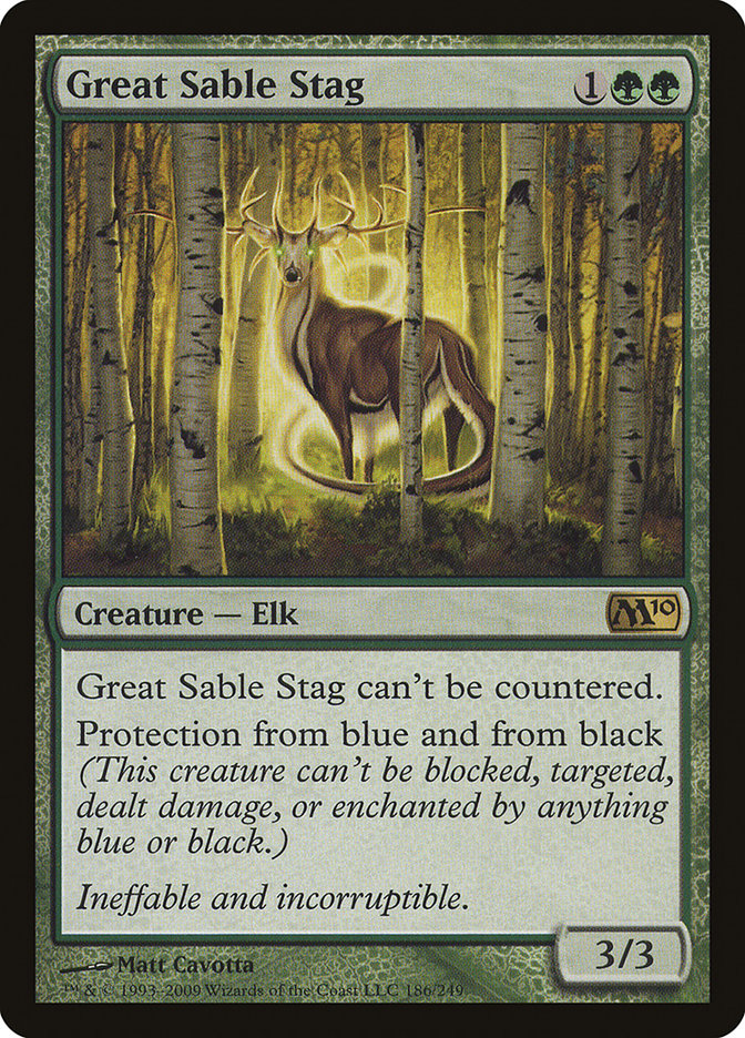 Great Sable Stag [Magic 2010] | Gamer Loot