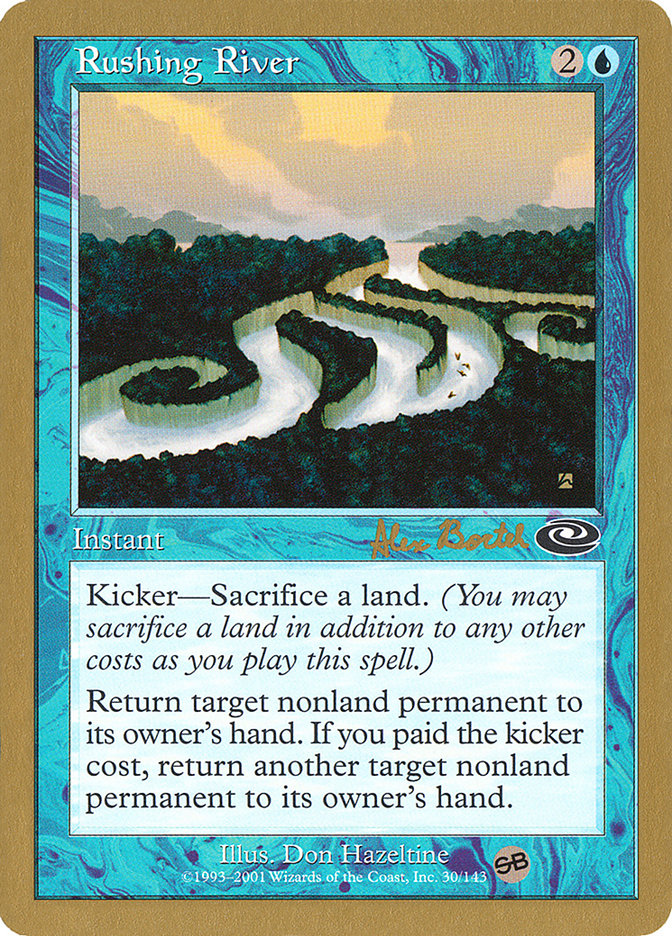 Rushing River (Alex Borteh) (SB) [World Championship Decks 2001] | Gamer Loot