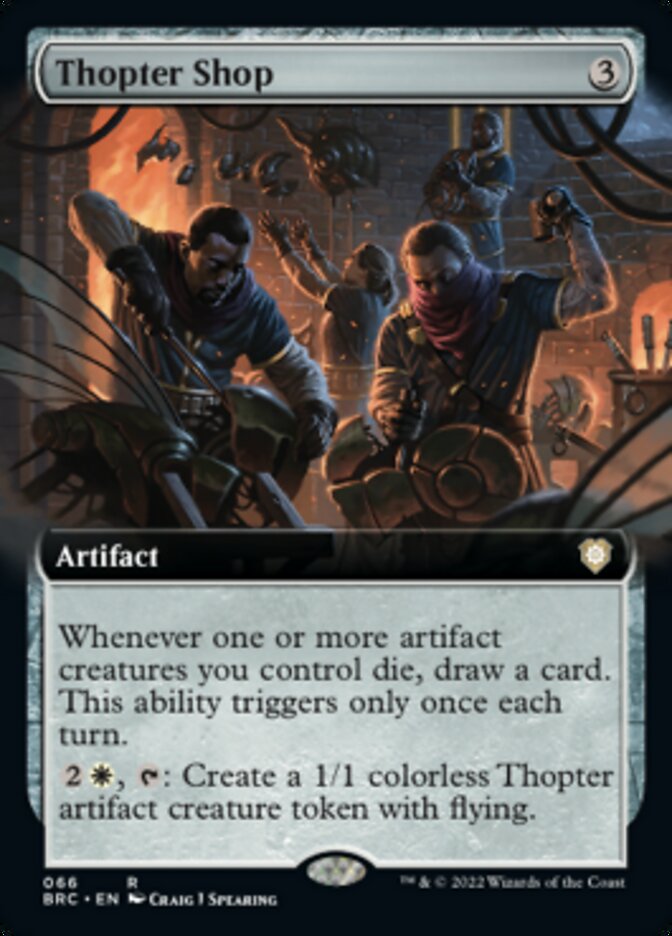 Thopter Shop (Extended Art) [The Brothers' War Commander] | Gamer Loot