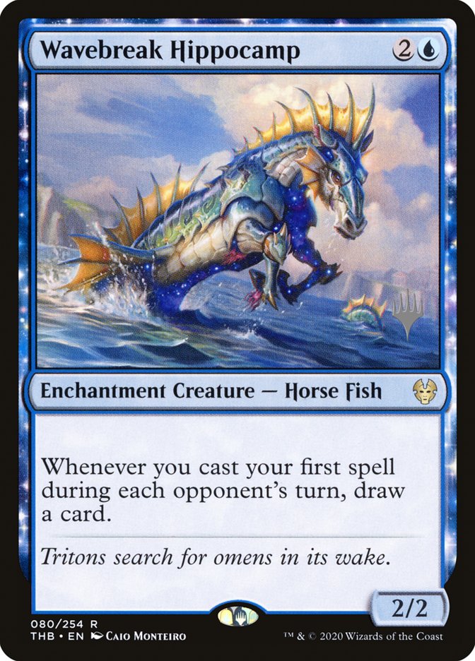 Wavebreak Hippocamp (Promo Pack) [Theros Beyond Death Promos] | Gamer Loot