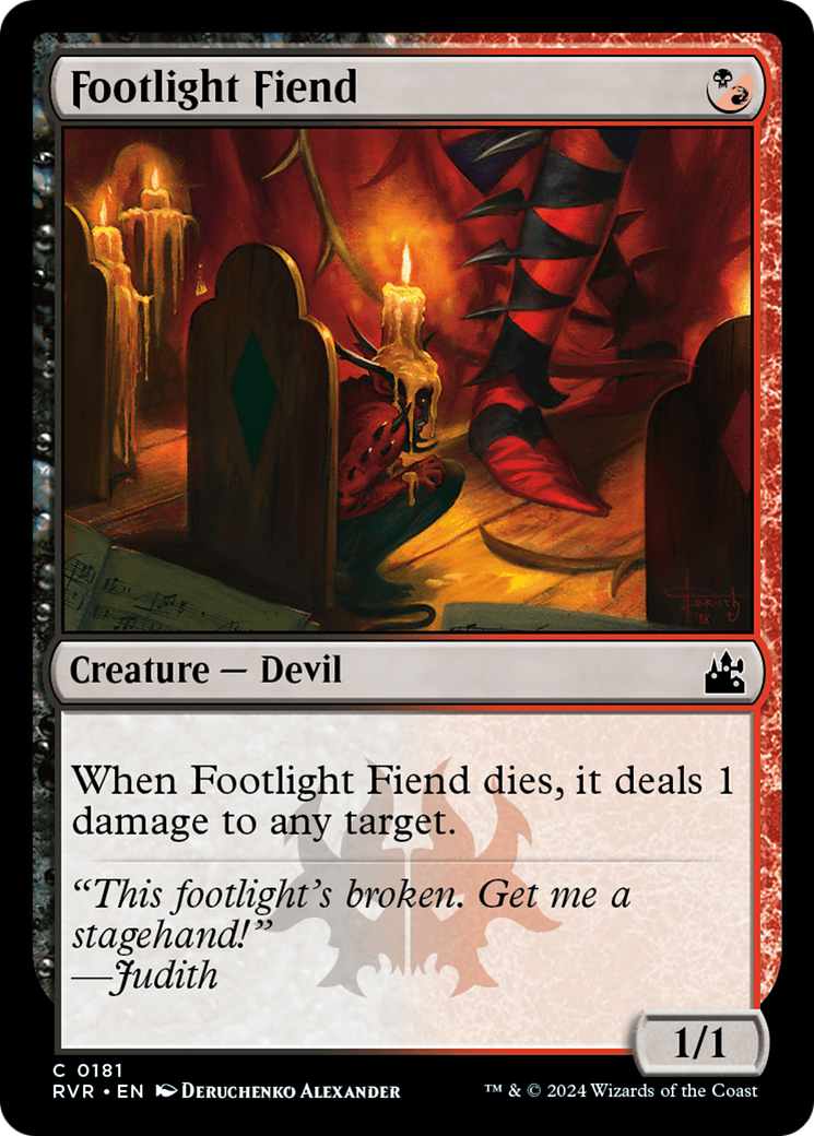 Footlight Fiend [Ravnica Remastered] | Gamer Loot