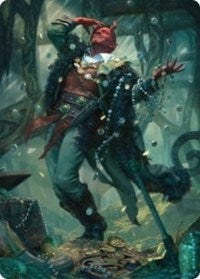Tibalt, Cosmic Impostor Art Card [Kaldheim: Art Series] | Gamer Loot