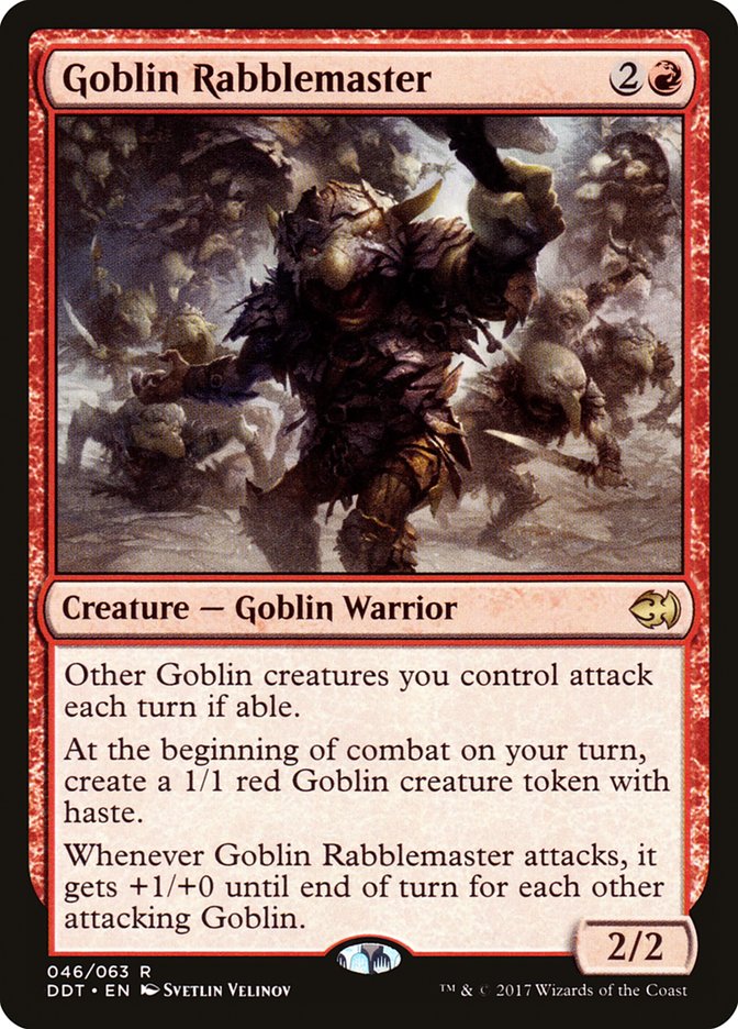 Goblin Rabblemaster [Duel Decks: Merfolk vs. Goblins] | Gamer Loot