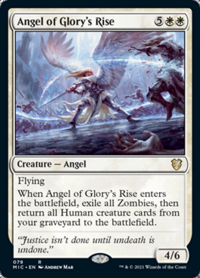 Angel of Glory's Rise [Innistrad: Midnight Hunt Commander] | Gamer Loot