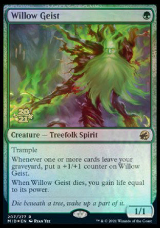 Willow Geist [Innistrad: Midnight Hunt Prerelease Promos] | Gamer Loot