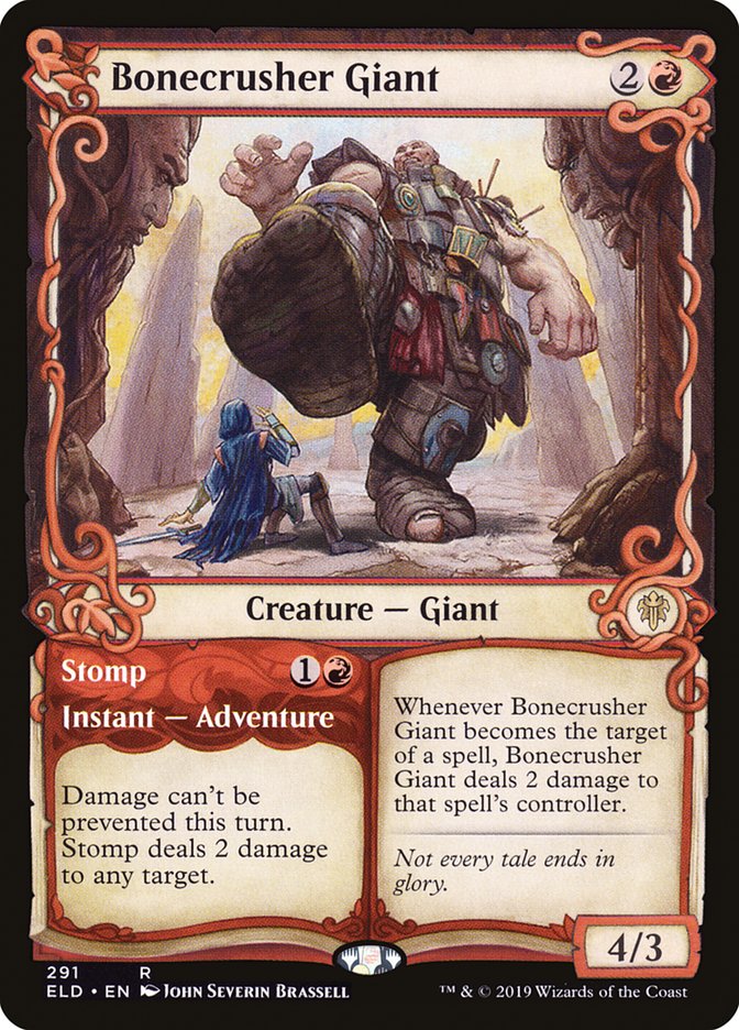 Bonecrusher Giant // Stomp (Showcase) [Throne of Eldraine] | Gamer Loot