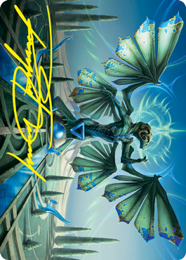 Tanazir Quandrix Art Card (Gold-Stamped Signature) [Strixhaven: School of Mages Art Series] | Gamer Loot