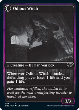Ragged Recluse // Odious Witch [Innistrad: Double Feature] | Gamer Loot