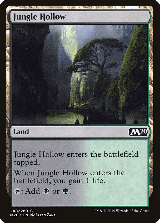 Jungle Hollow [Core Set 2020] | Gamer Loot