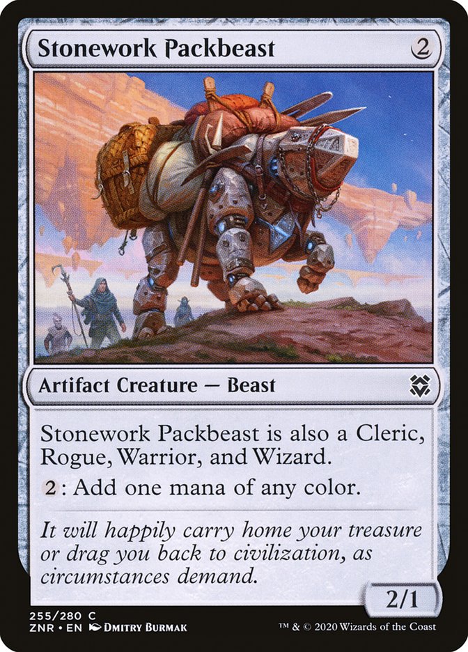 Stonework Packbeast [Zendikar Rising] | Gamer Loot