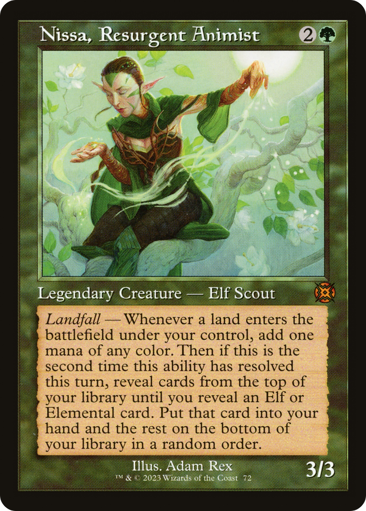 Nissa, Resurgent Animist (Retro) [March of the Machine: The Aftermath] | Gamer Loot