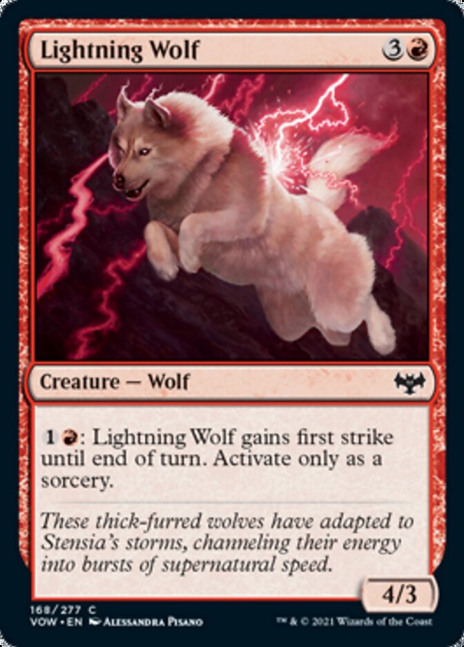 Lightning Wolf [Innistrad: Crimson Vow] | Gamer Loot