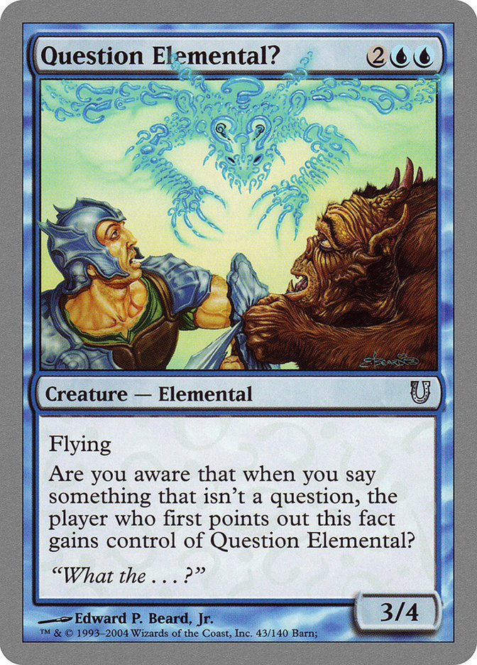 Question Elemental? [Unhinged] | Gamer Loot