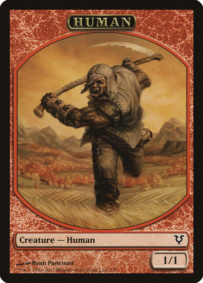 Human (7/8) [Avacyn Restored Tokens] | Gamer Loot